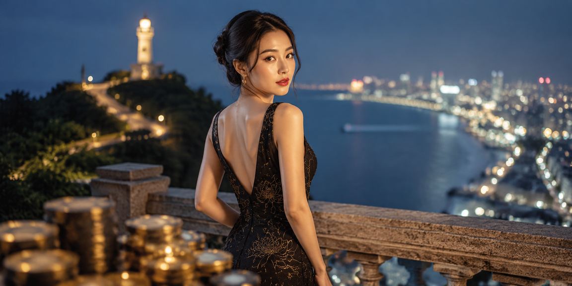 Người chơi tại Vũng Tàu trải nghiệm live casino trực tuyến se4 bên bờ biển buổi tối